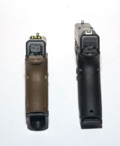 Two Glocks side by side