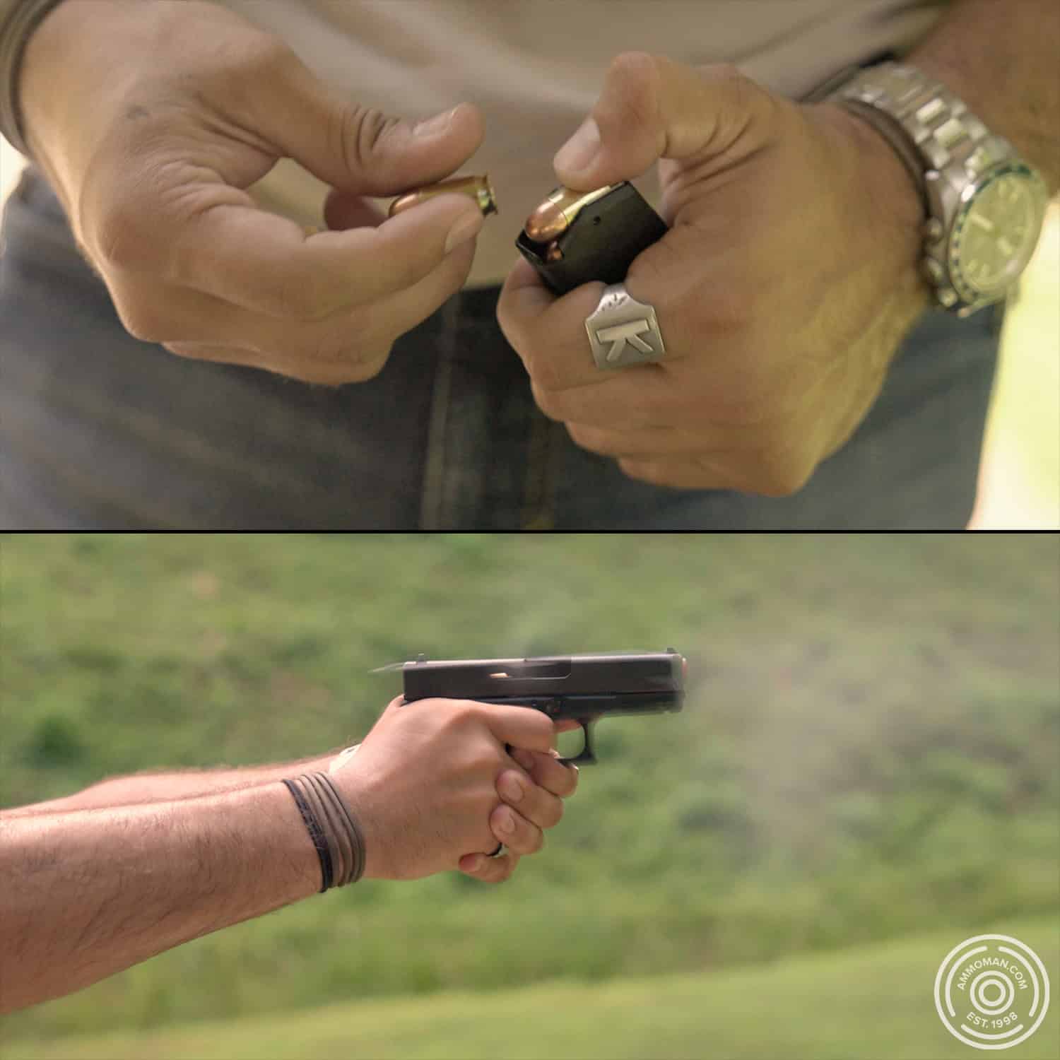 Glock 38 stopping power compared to 9mm.
