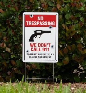 't call 911 sign I don't call 911 sign