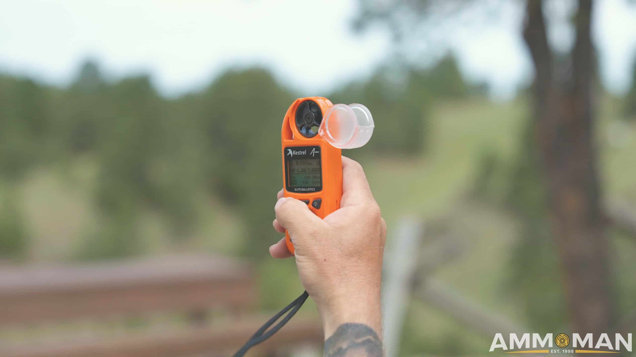 Man reading environment with the Kestrel 5700 Elite