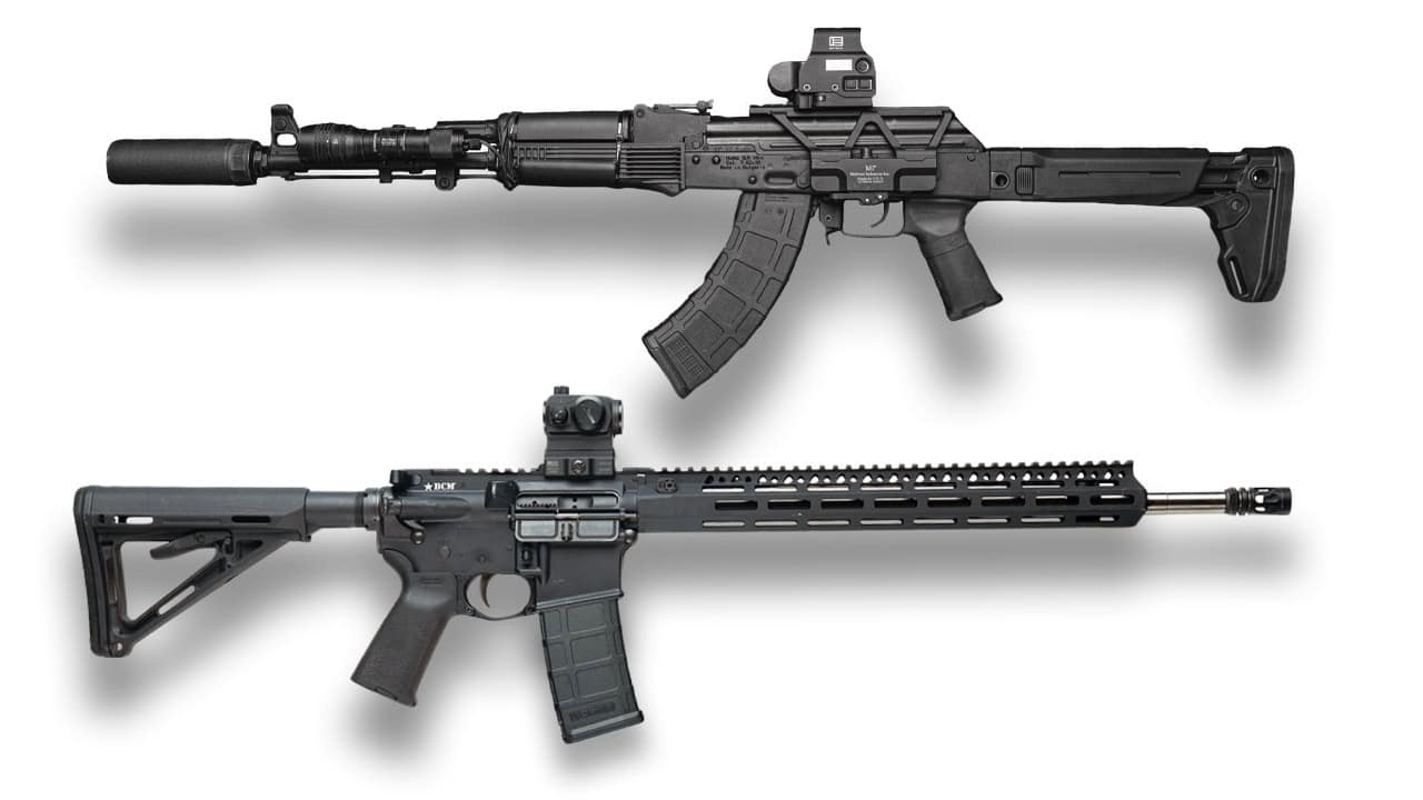 AK-107 and AR-15