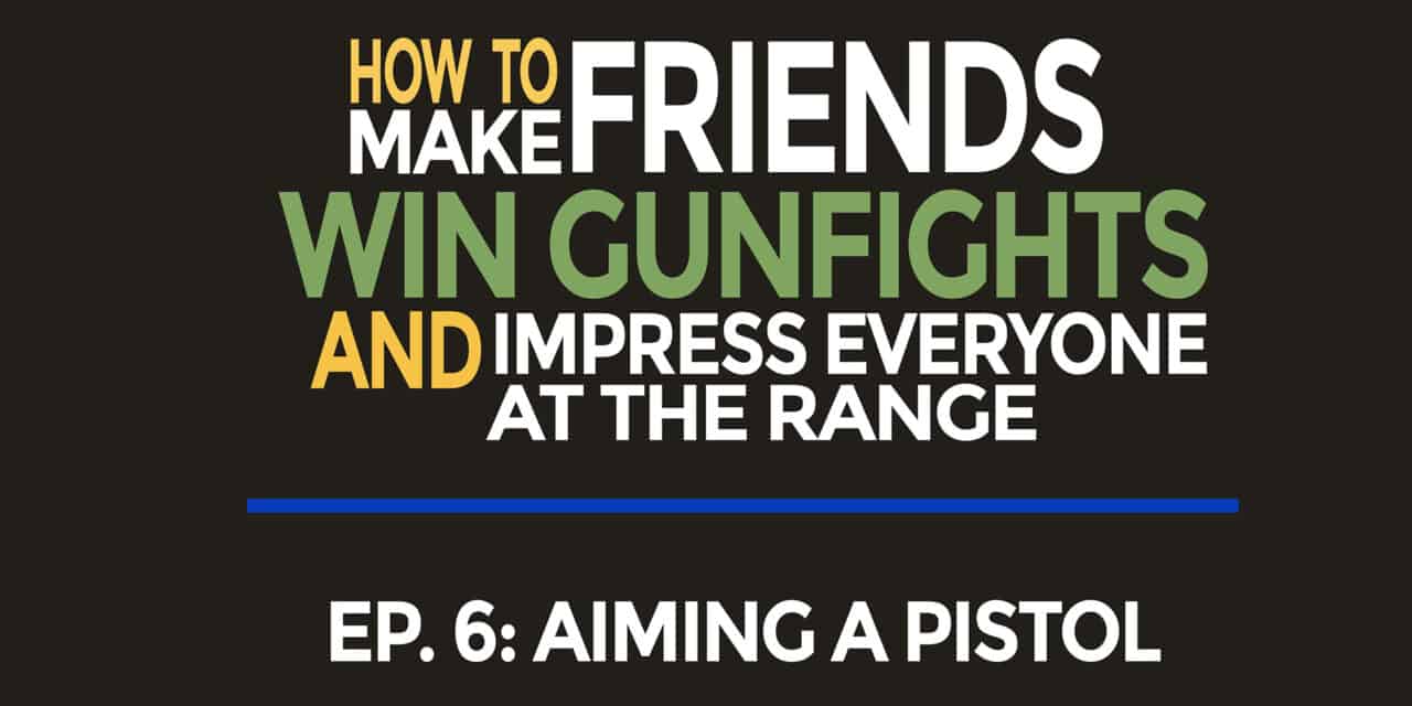 Aiming A Pistol