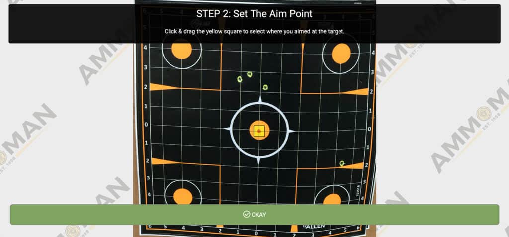 Set your aiming point