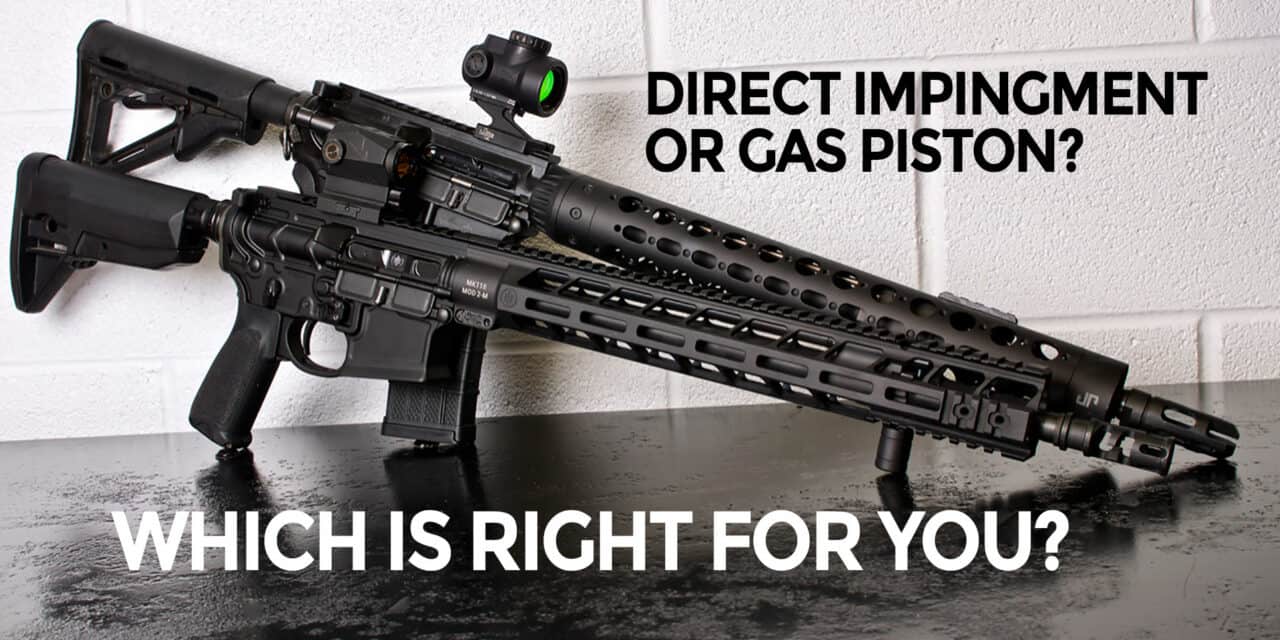 Direct Impingement vs Gas Piston AR15 AmmoMan School of Guns Blog