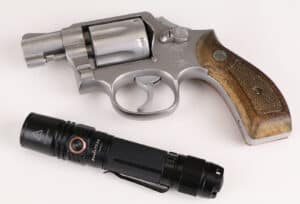 Tactical Flashlight and firearm