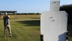 Two to the body, one to the head