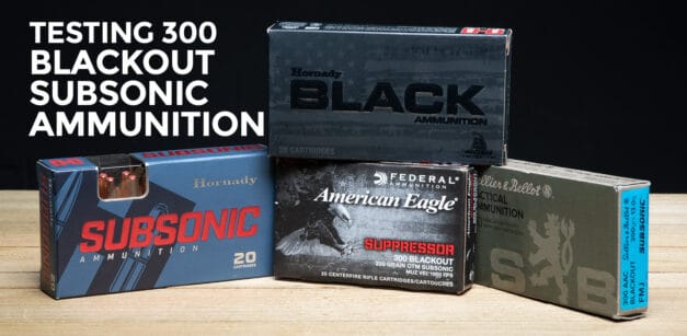 Subsonic 300 Blackout Ballistics
