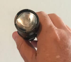 water in a nitecore