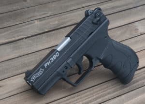 Pistol fired by the author for this Walther PK380 review