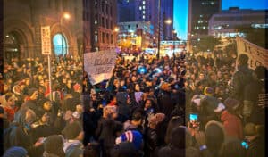 peaceful protest