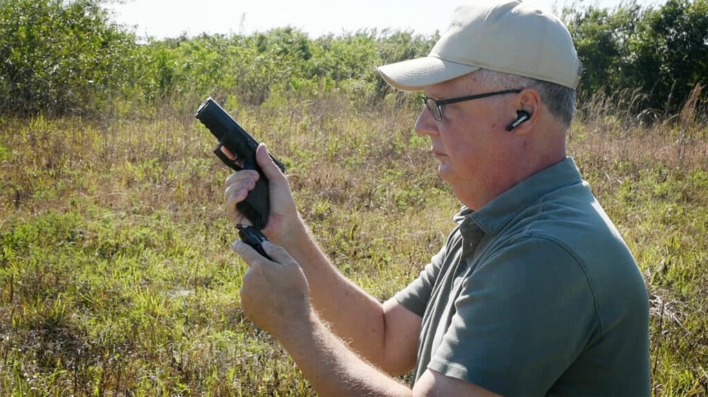 reload your gun with your back-up magazine