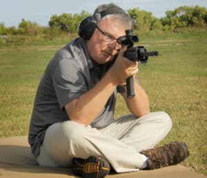 seated shooting position