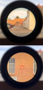 second focal plane optic