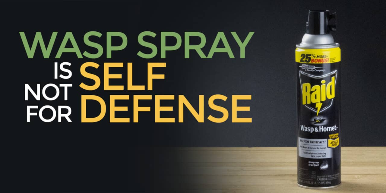 Wasp Spray Self Defense