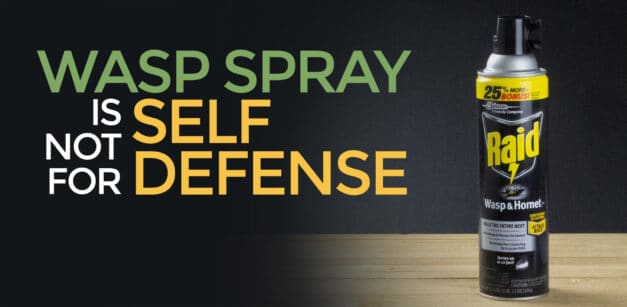 Wasp Spray Self Defense